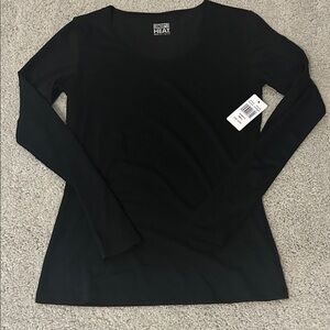 32 Degrees Women's Classic Black Long Sleeve Tee